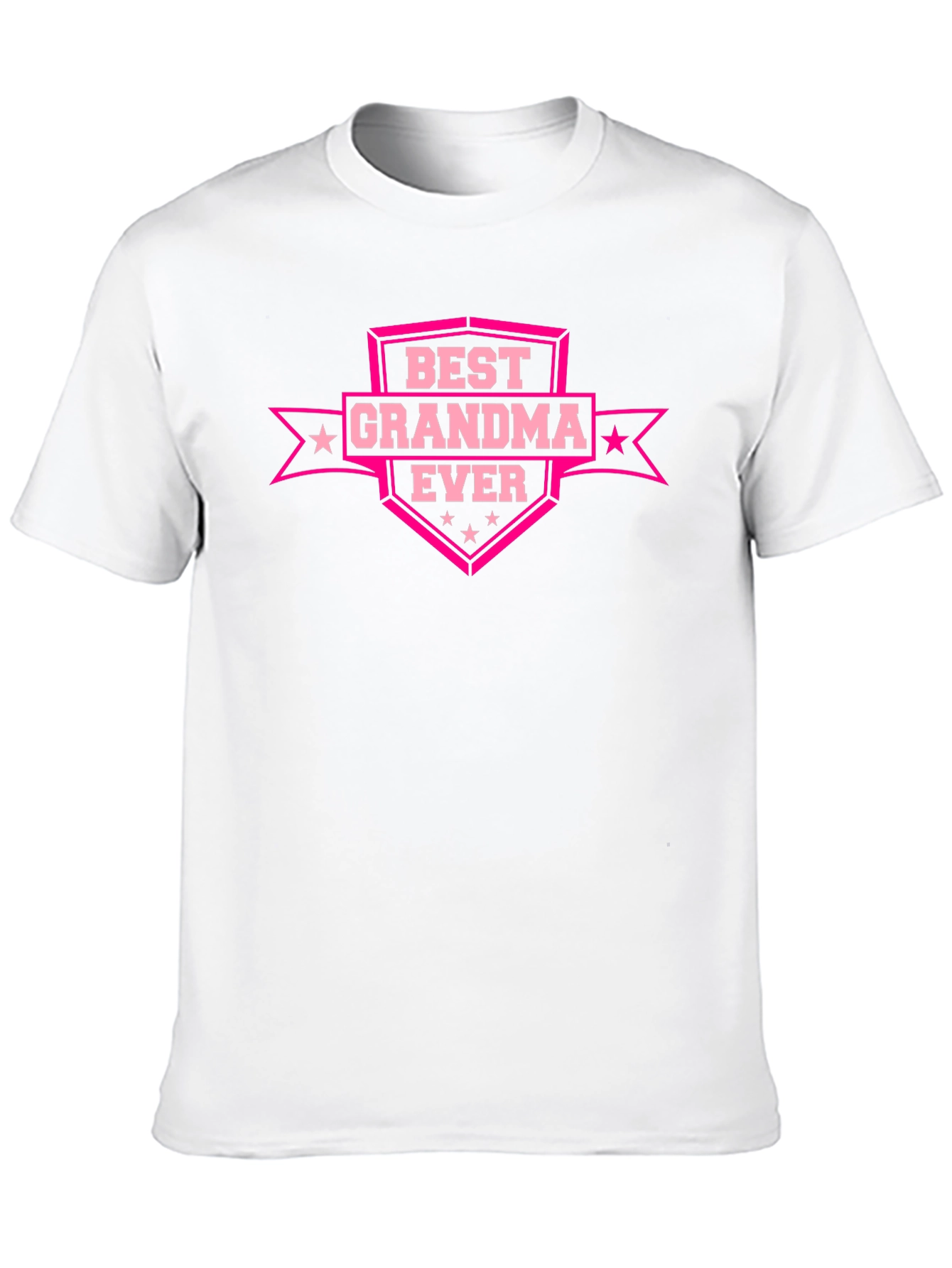 Best Grandma Ever Graphic T-Shirt - Black