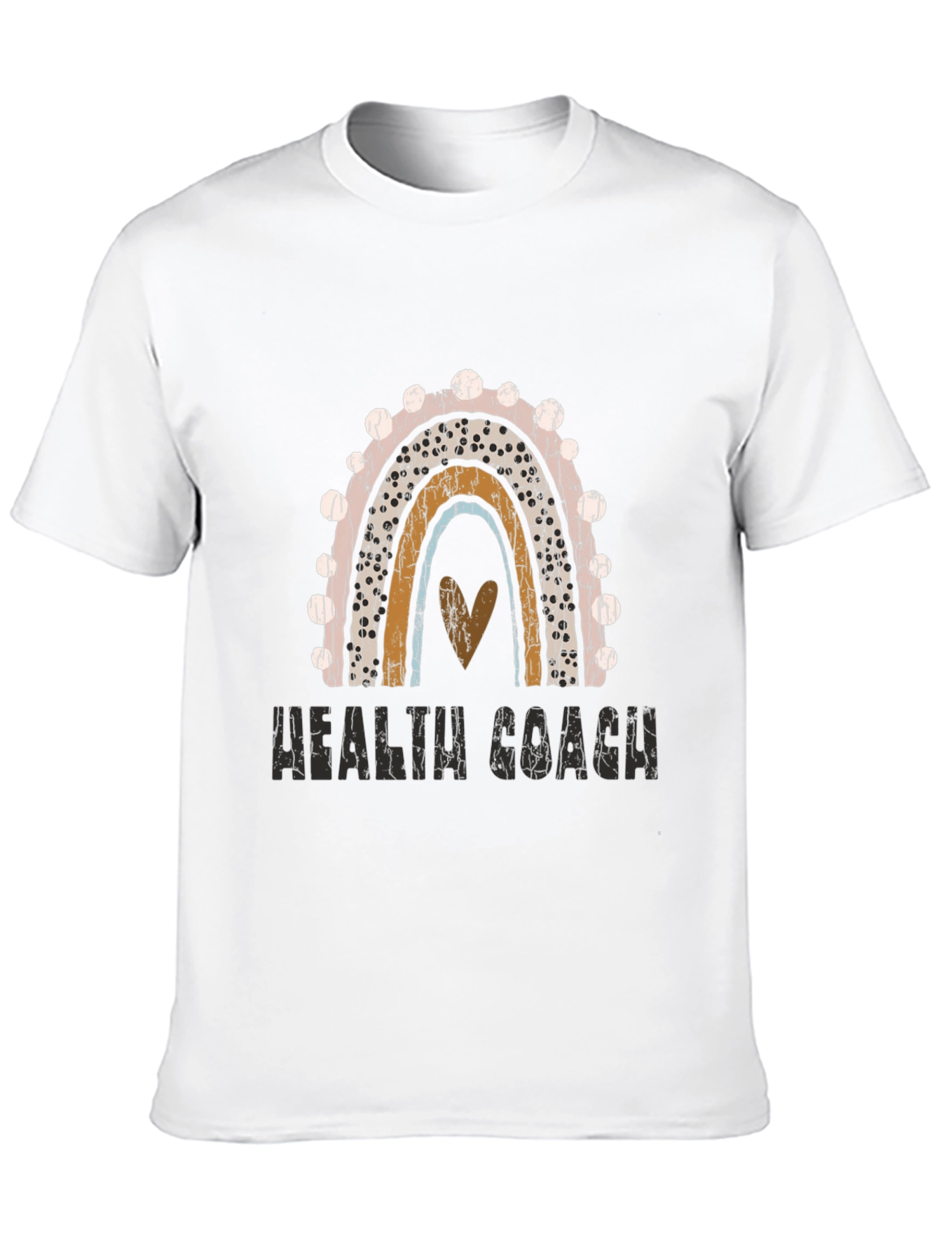 Health Coach Rainbow Graphic Tee
