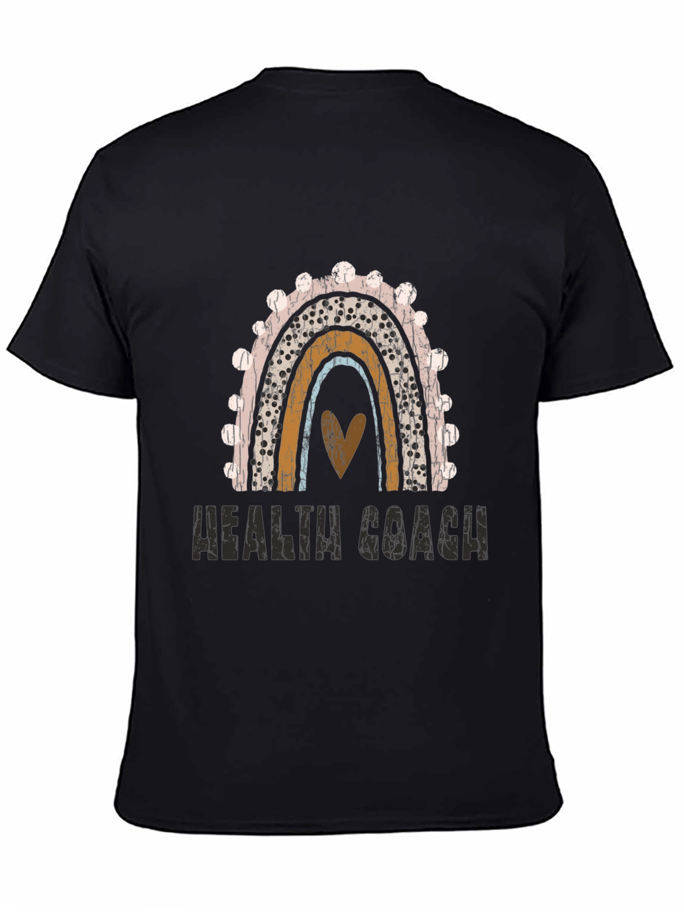 Health Coach Rainbow Graphic Tee