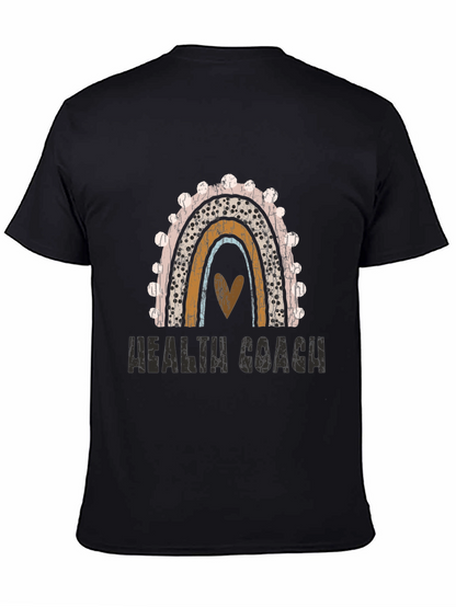 Health Coach Rainbow Graphic Tee