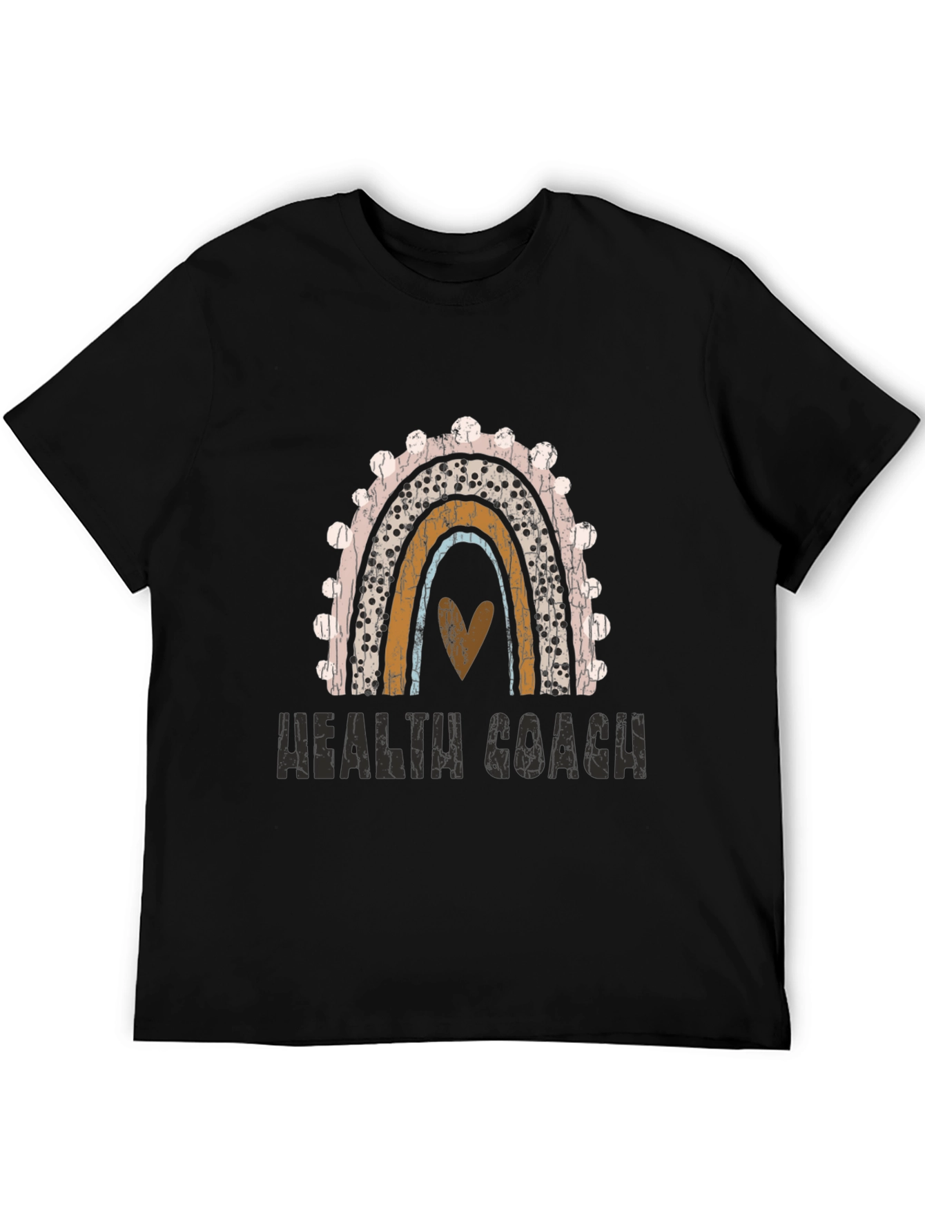 Health Coach Rainbow Graphic Tee