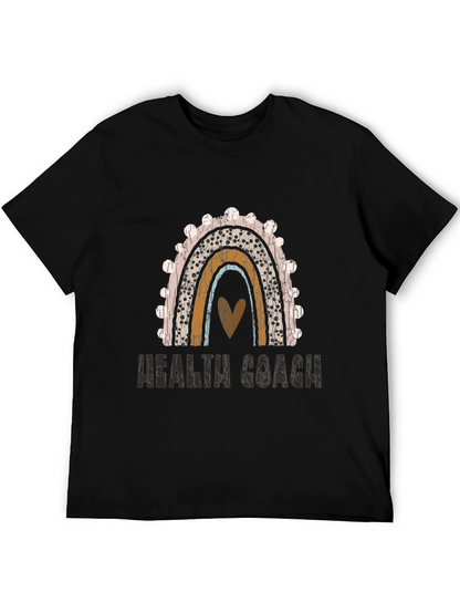Health Coach Rainbow Graphic Tee