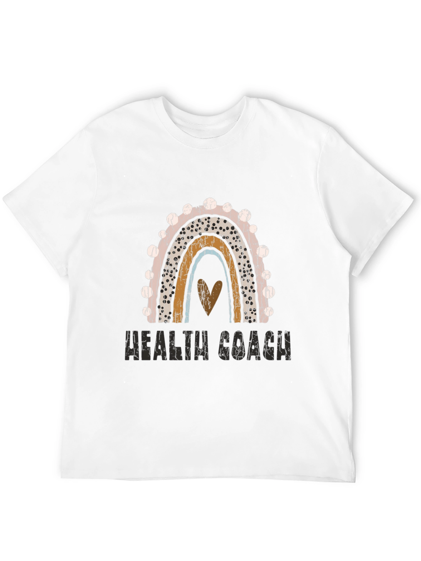 Health Coach Rainbow Graphic Tee