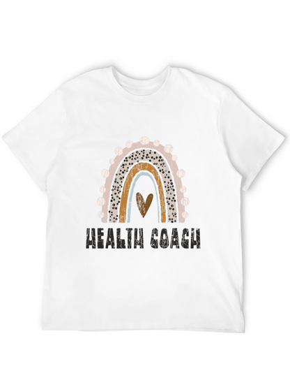 Health Coach Rainbow Graphic Tee