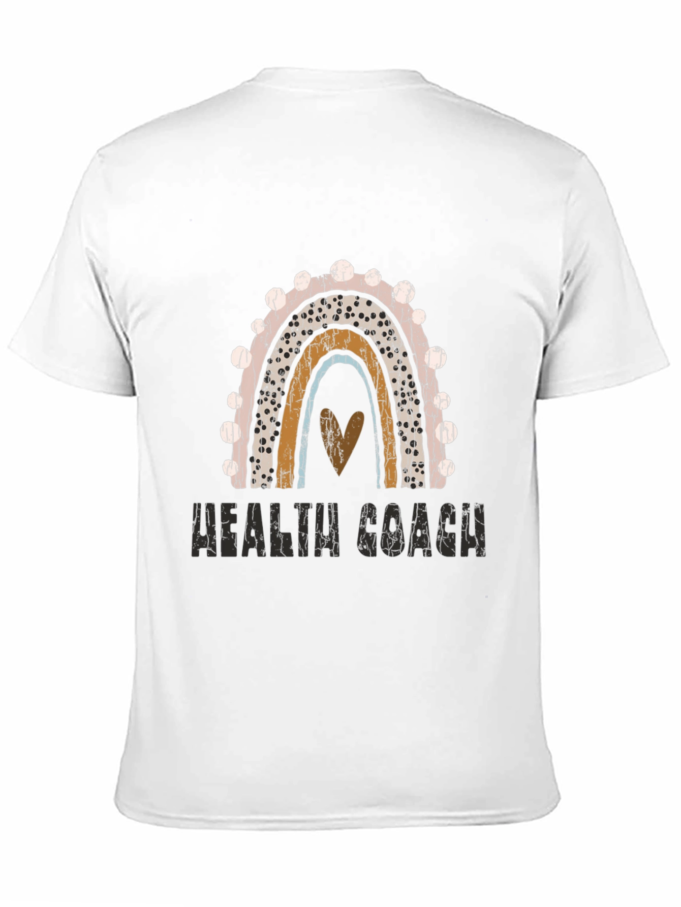 Health Coach Rainbow Graphic Tee
