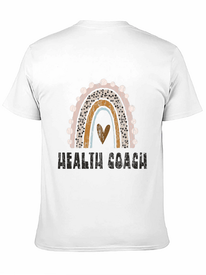 Health Coach Rainbow Graphic Tee