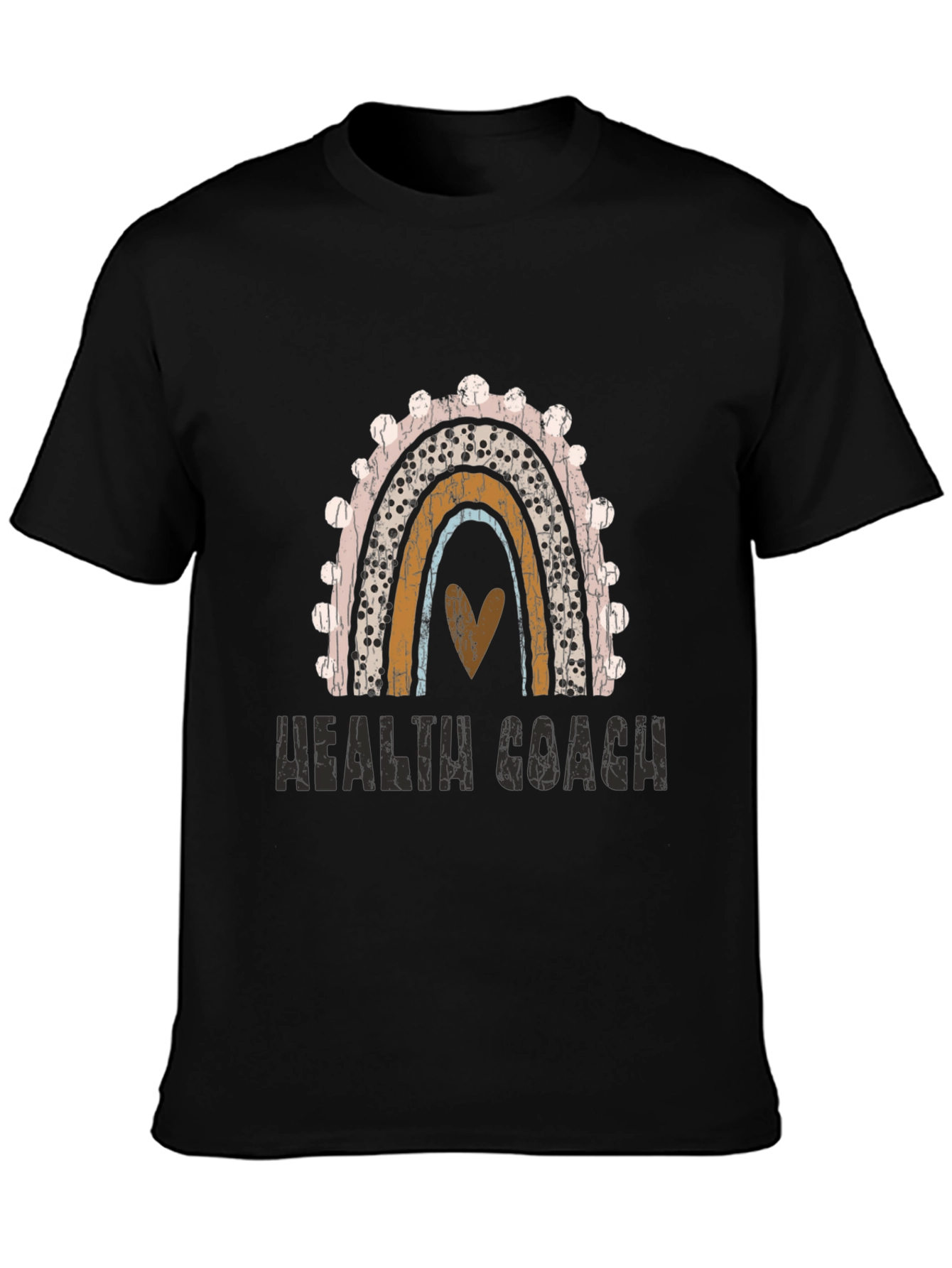 Health Coach Rainbow Graphic Tee
