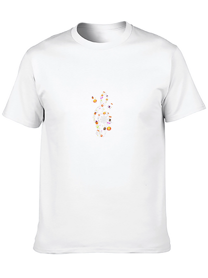Halloween Graphic Print Black T-Shirt
