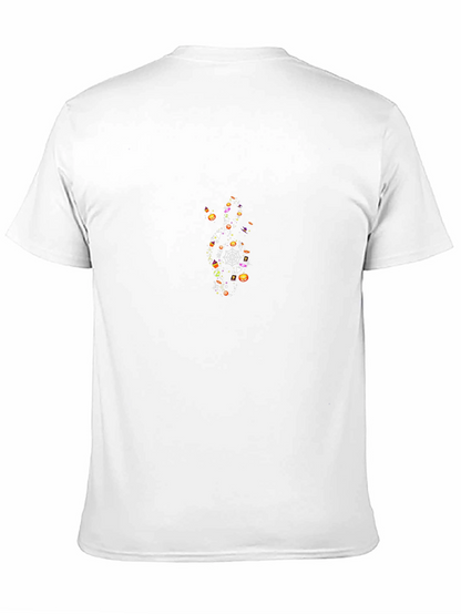 Halloween Graphic Print Black T-Shirt