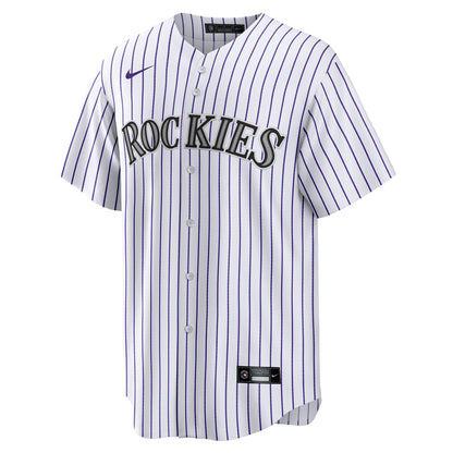 Hunter Goodman Colorado Rockies Nike Home Replica Jersey - White