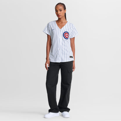 Ian Happ Chicago Cubs Nike Women's Home Replica Jersey - White