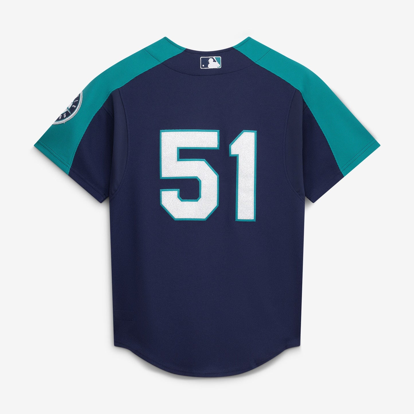 Ichiro Suzuki Seattle Mariners Mitchell &amp;amp; Ness 2006 Cooperstown Mesh Batting Practice Button-Up Jersey - Navy