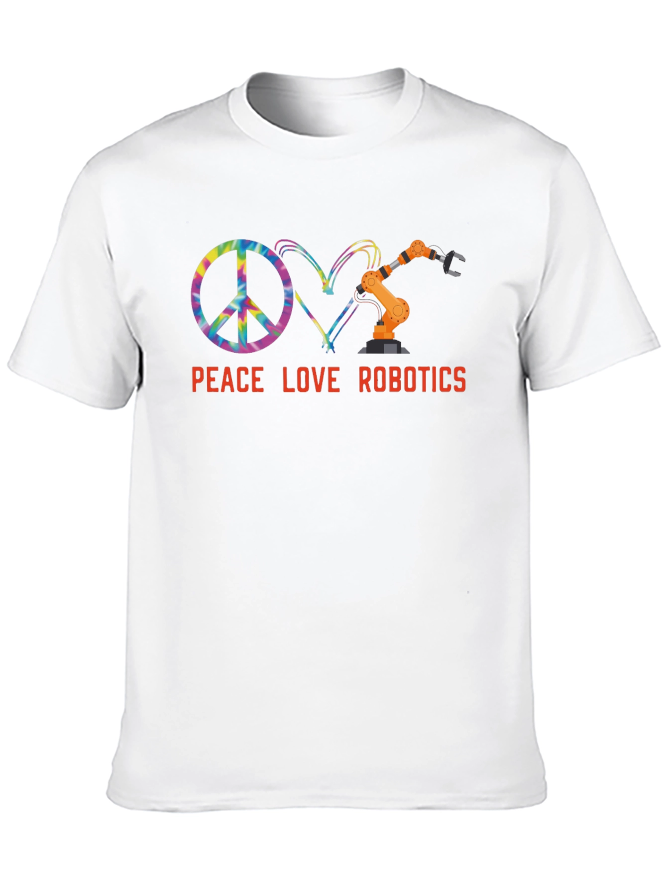 Peace Love Robotics Graphic Tee
