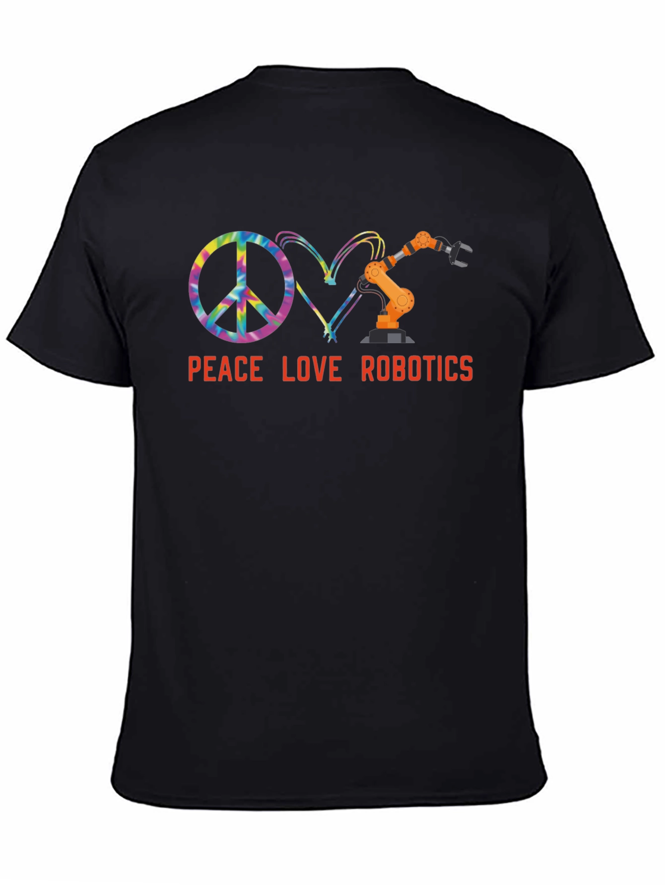Peace Love Robotics Graphic Tee