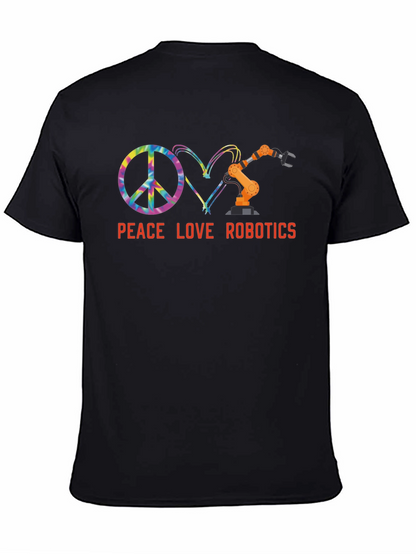 Peace Love Robotics Graphic Tee
