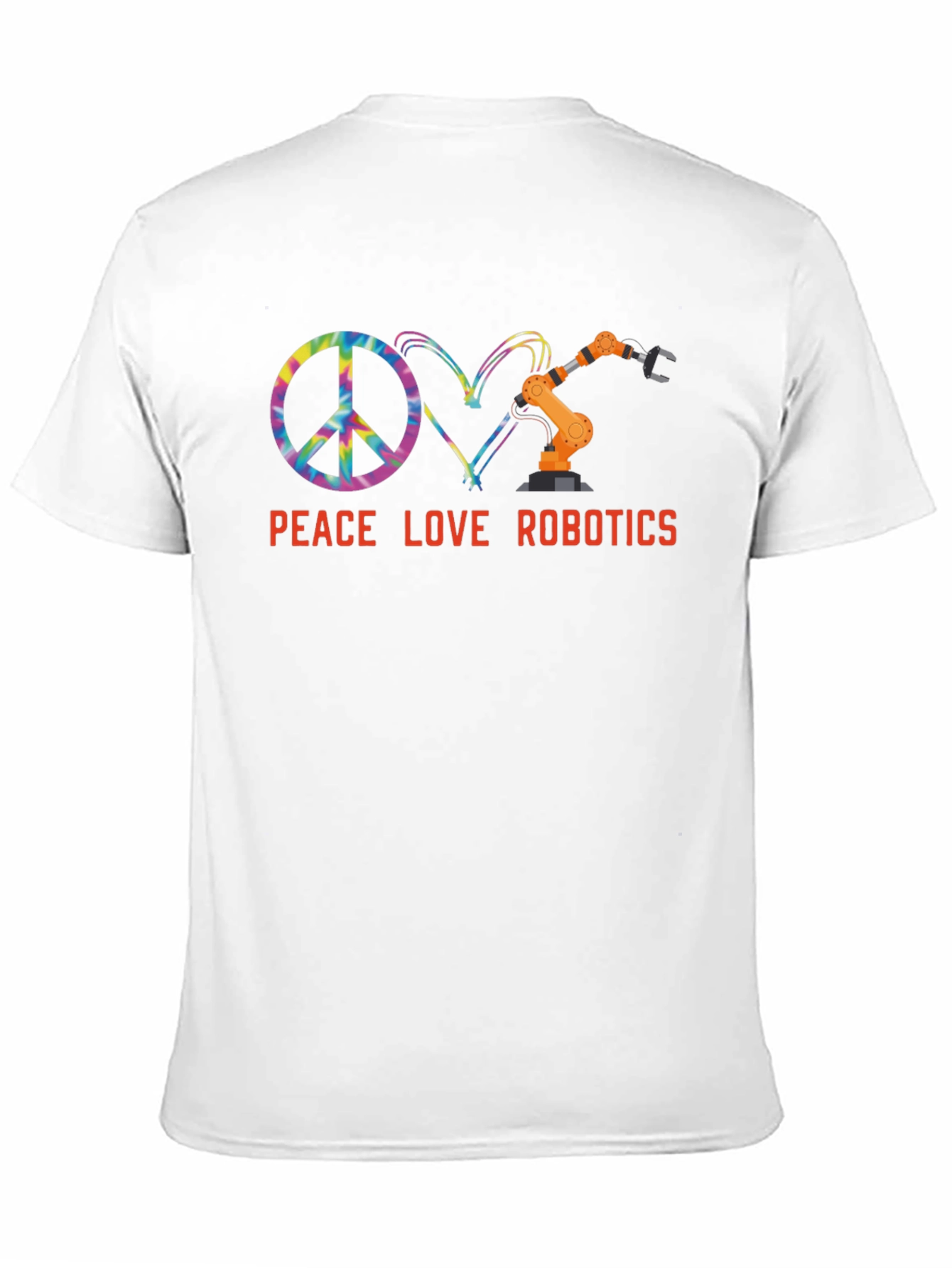 Peace Love Robotics Graphic Tee