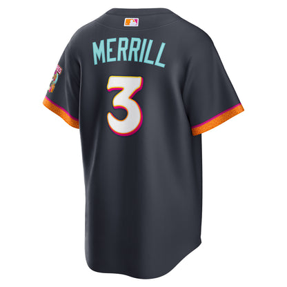 Jackson Merrill San Diego Padres Nike 2026 City Connect Stadium Jersey - Obsidian