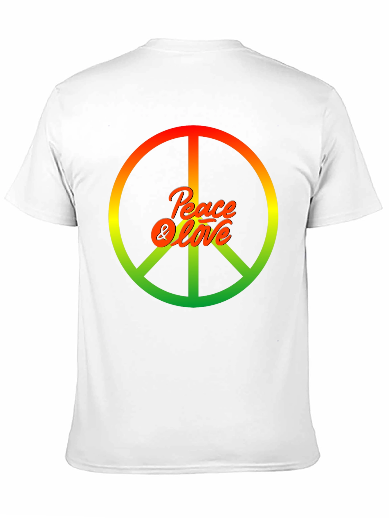 Peace & Love Rasta Graphic T-Shirt