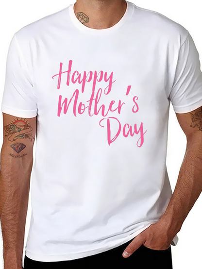 Happy Mothers Day T-Shirt Black Tee