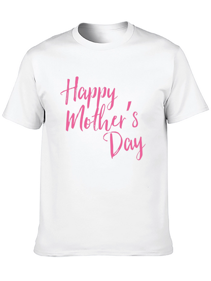 Happy Mothers Day T-Shirt Black Tee