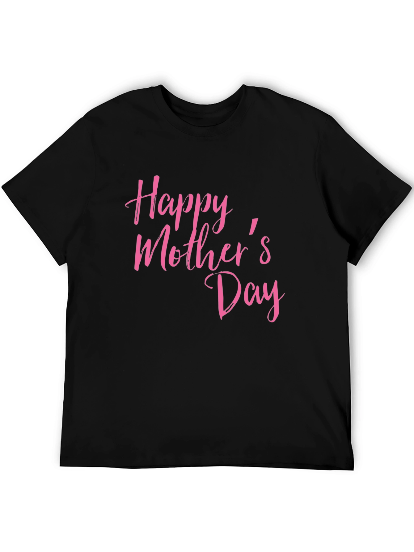 Happy Mothers Day T-Shirt Black Tee