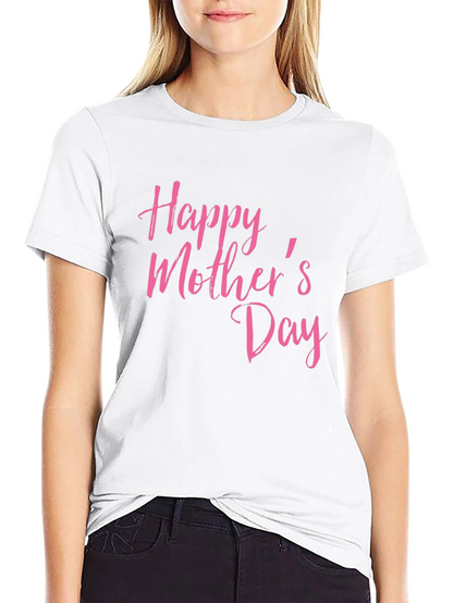 Happy Mothers Day T-Shirt Black Tee