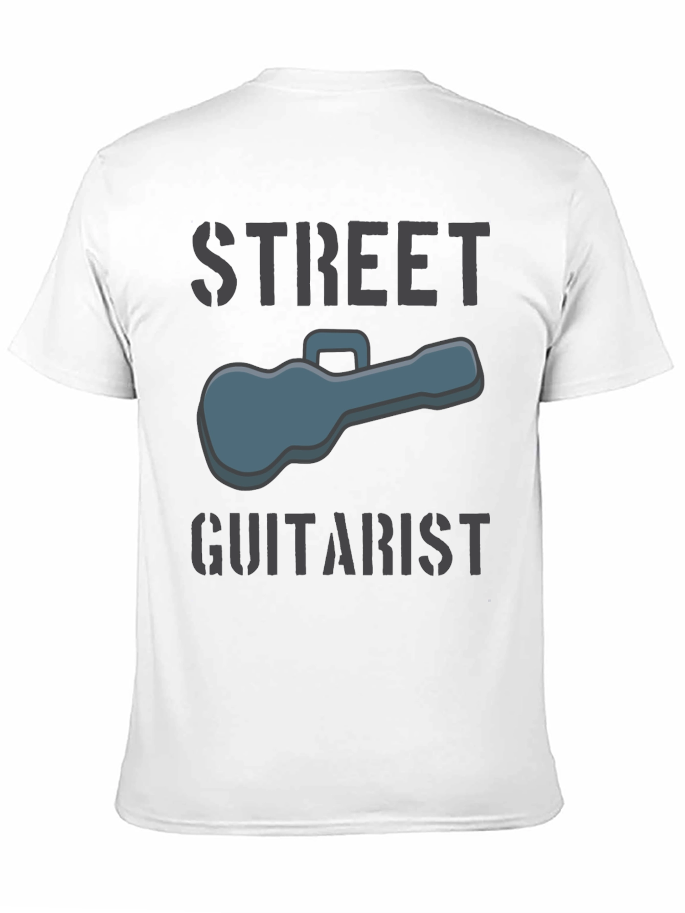 Street Guitarist Graphic Tee - Black