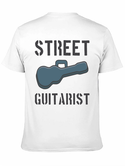Street Guitarist Graphic Tee - Black