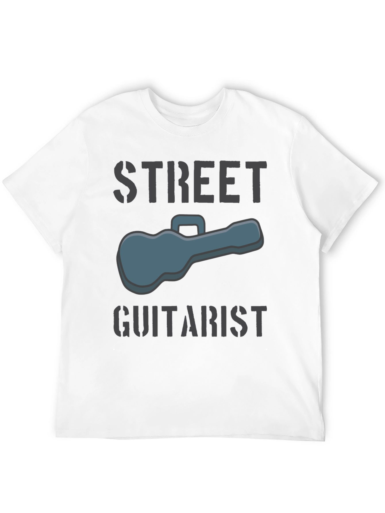 Street Guitarist Graphic Tee - Black