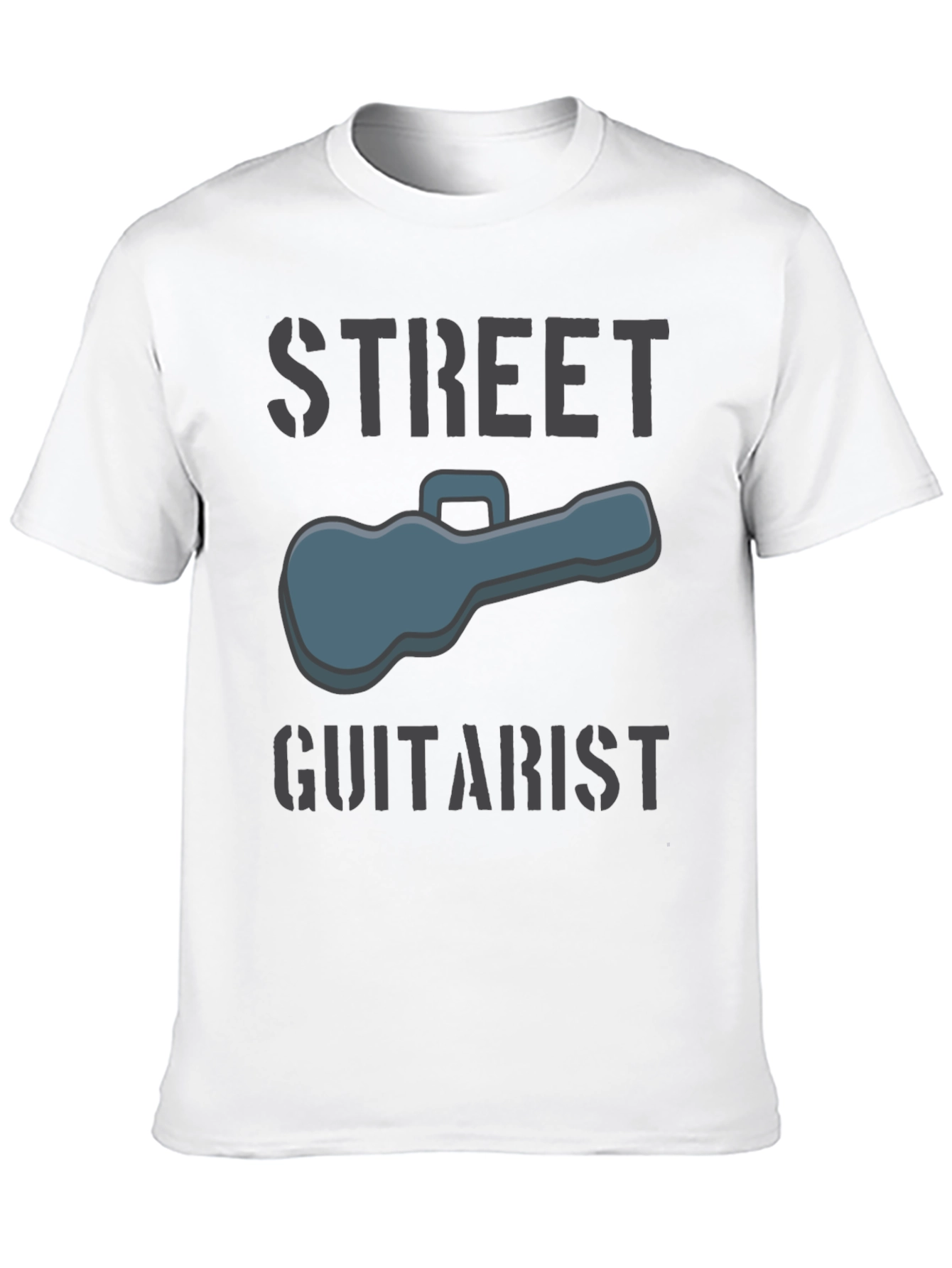 Street Guitarist Graphic Tee - Black