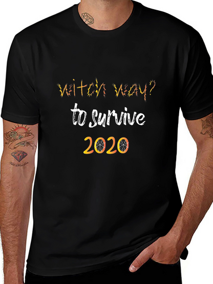 Witch Way To Survive 2020 Novelty T-Shirt