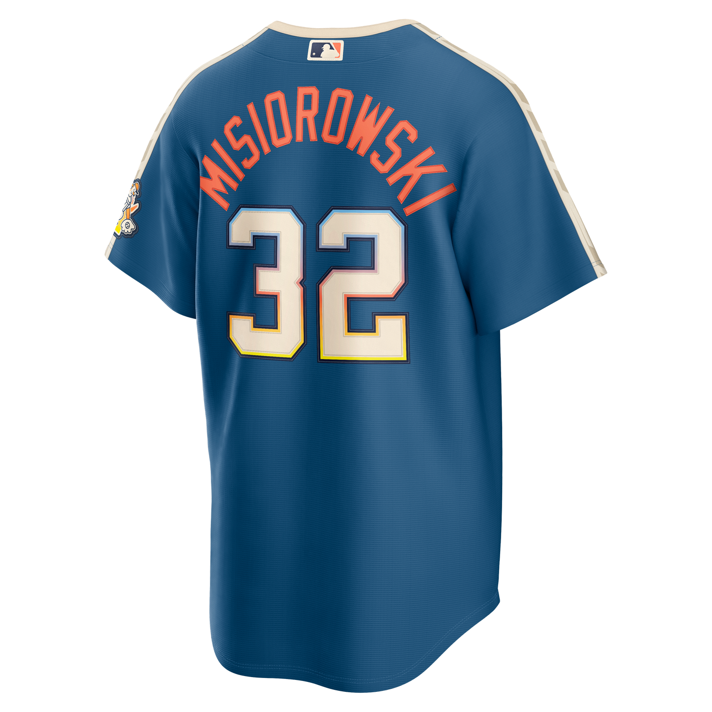 Jacob Misiorowski Milwaukee Brewers Nike 2026 City Connect Stadium Jersey - Mineral Blue