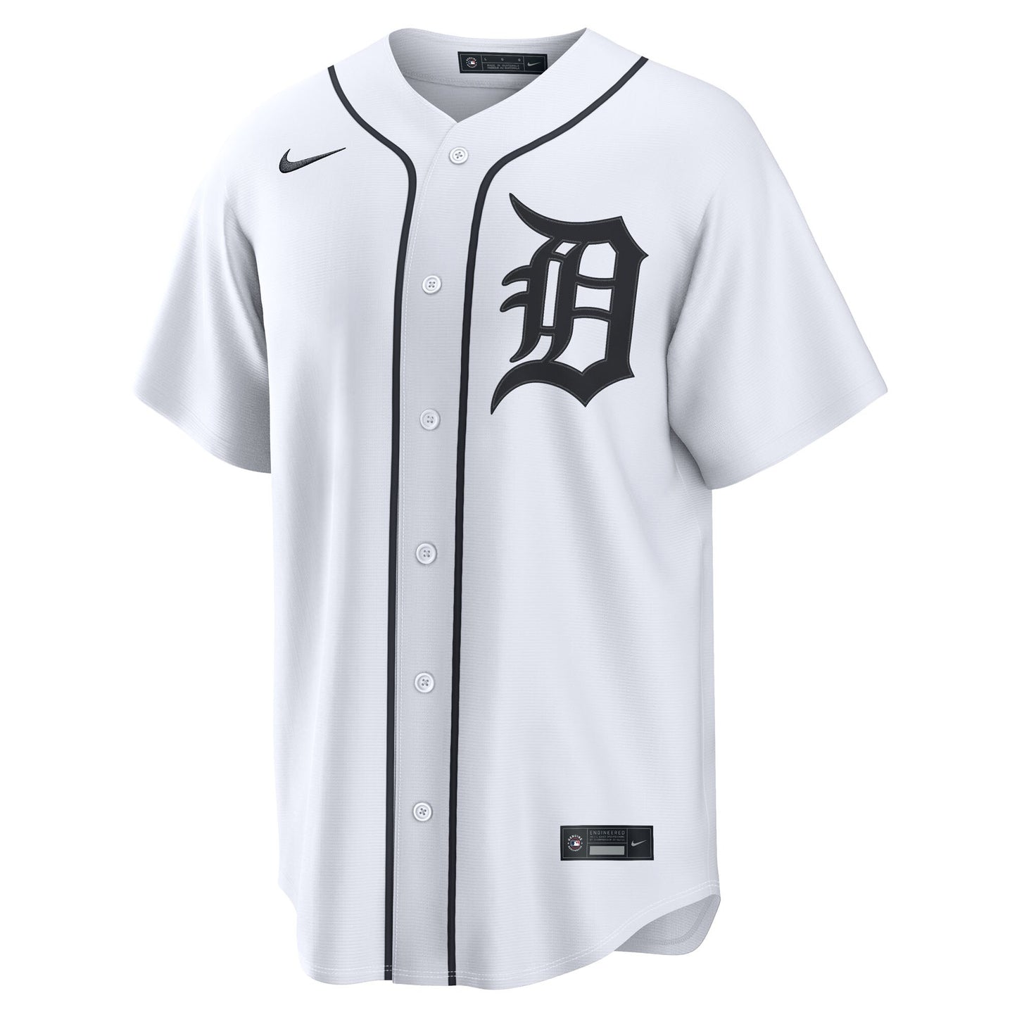 Javier Báez Detroit Tigers Nike Home Replica Jersey - White