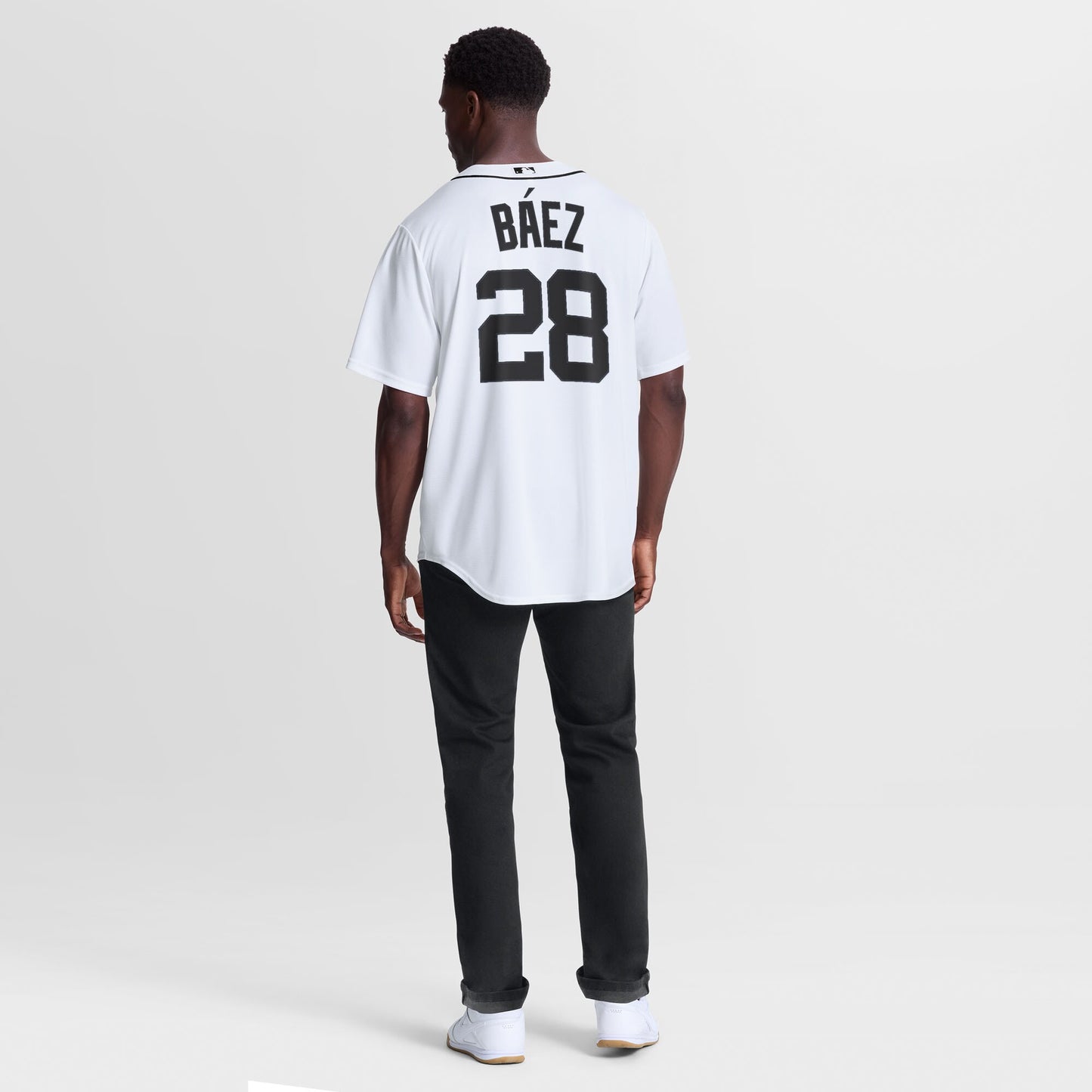 Javier Báez Detroit Tigers Nike Home Replica Jersey - White