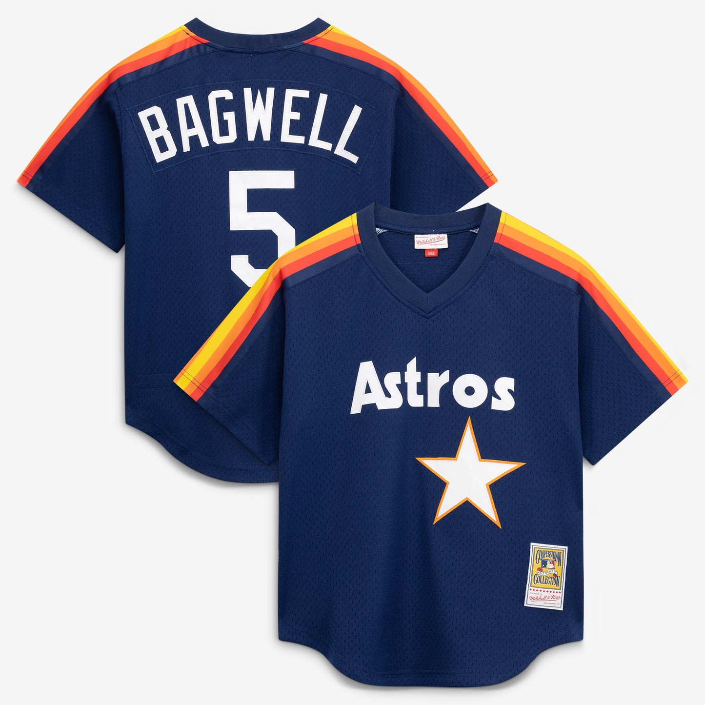 Jeff Bagwell Houston Astros Mitchell &amp;amp; Ness Authentic Batting Practice Jersey - Navy