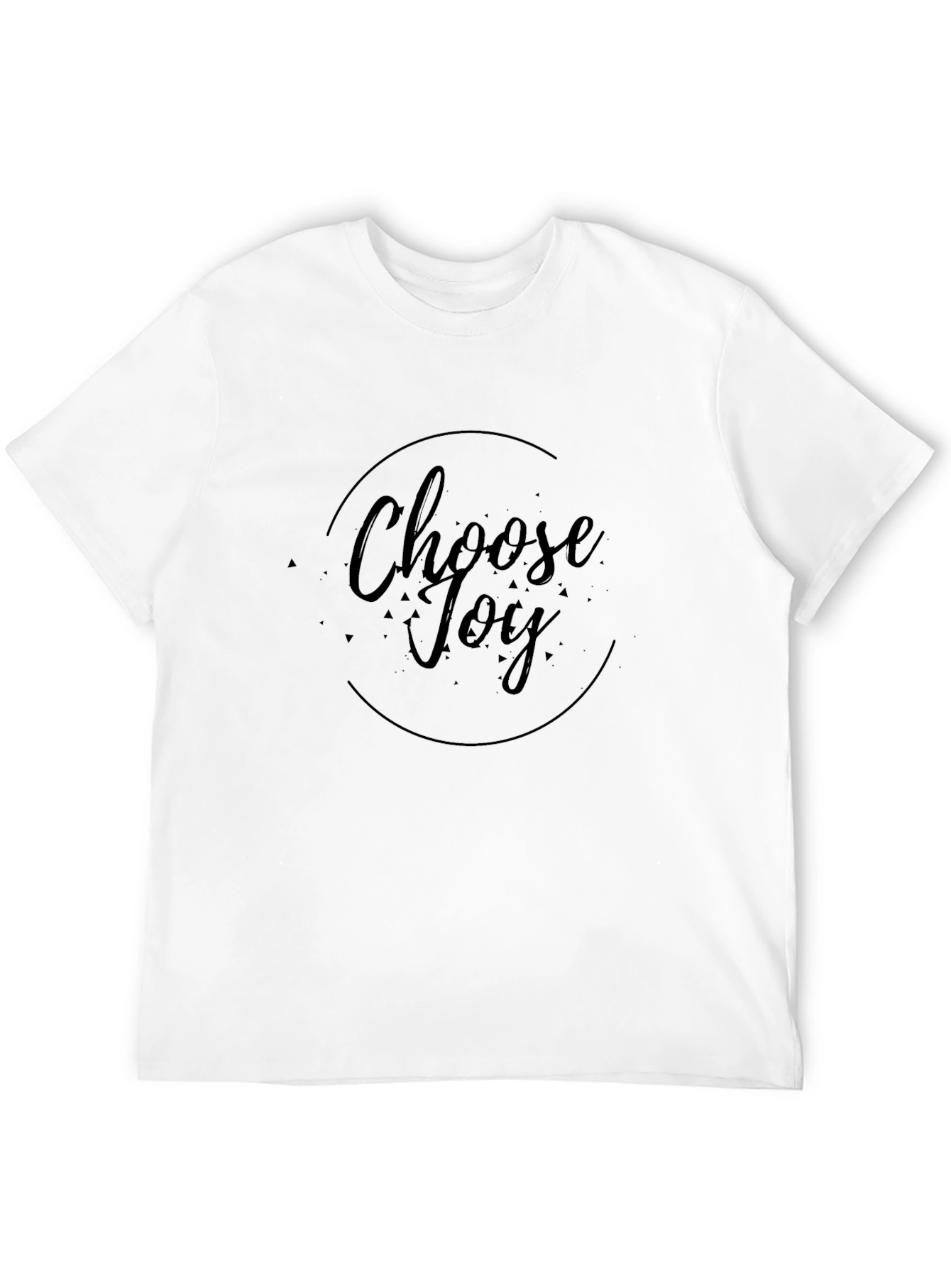 Choose Joy Black Graphic T-Shirt