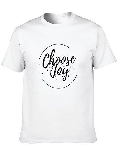 Choose Joy Black Graphic T-Shirt