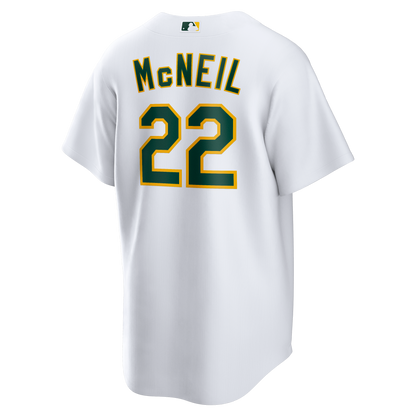 Jeff McNeil Athletics Nike Home Replica Jersey - White