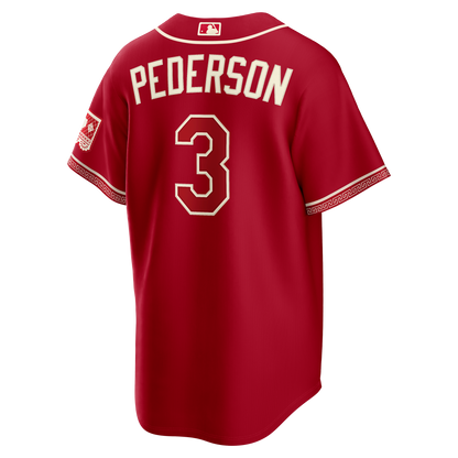 Joc Pederson Texas Rangers Nike 2026 City Connect Stadium Jersey - Red