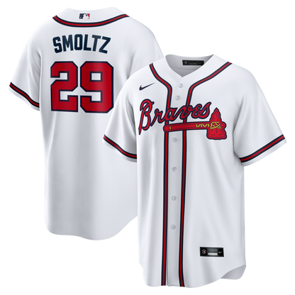 John Smoltz Atlanta Braves Nike Home Retired Player Replica Jersey - White