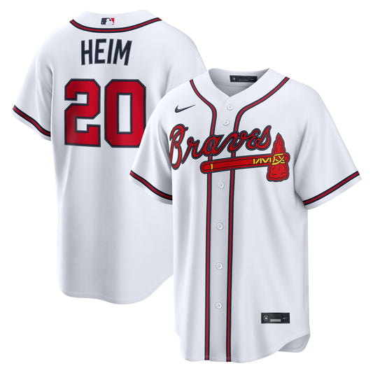 Jonah Heim Atlanta Braves Nike Home Replica Jersey - White