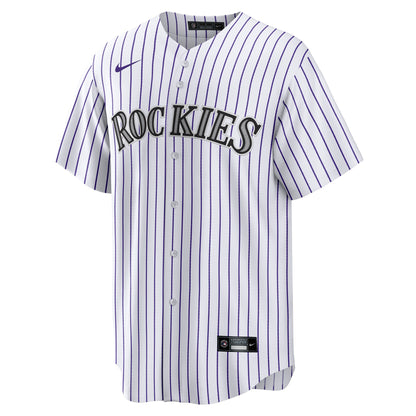 Jordan Beck Colorado Rockies Nike Home Replica Jersey - White