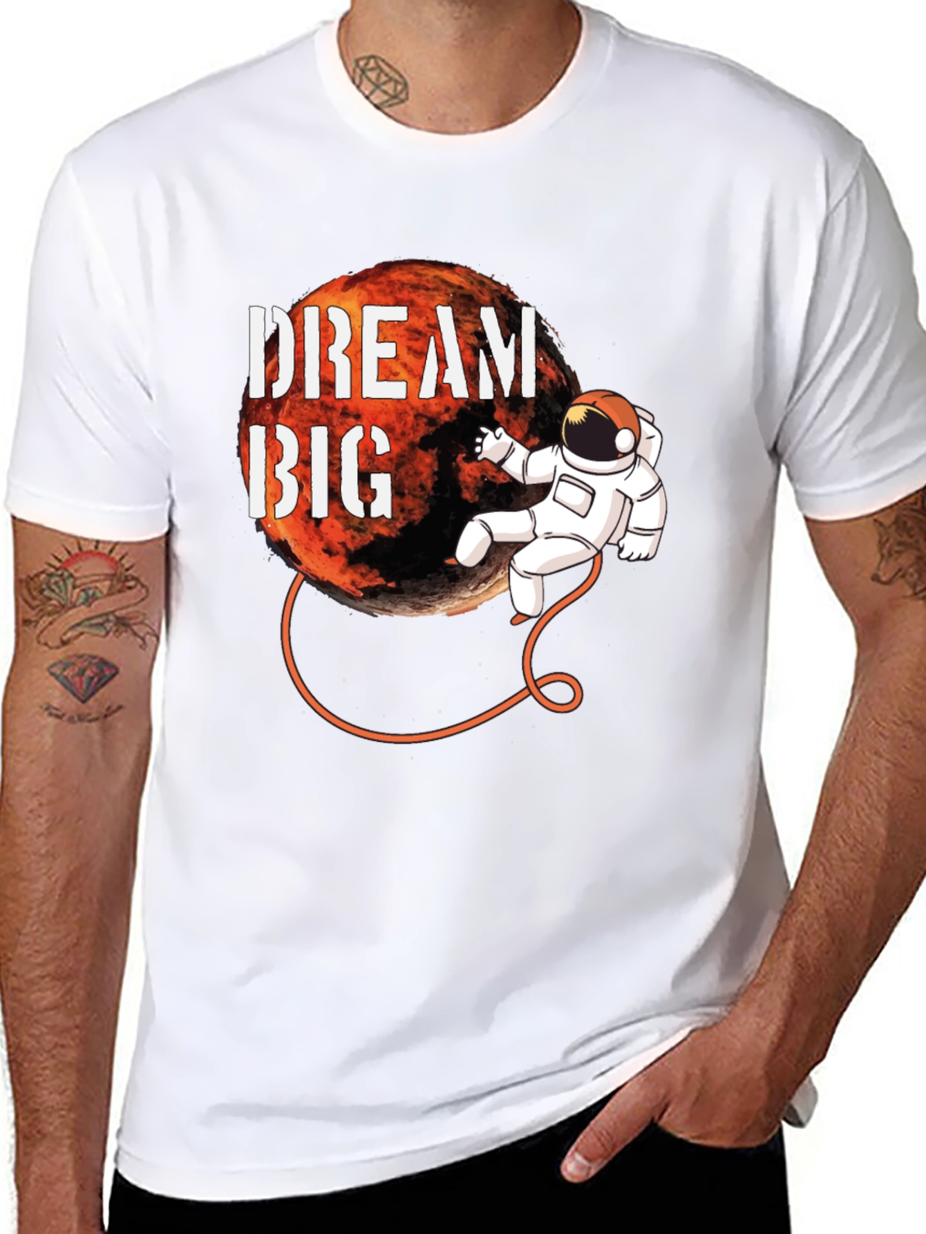 Dream Big Astronaut T-Shirt - Space Adventure Tee