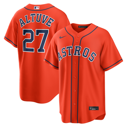 Jose Altuve Houston Astros Nike Alternate Replica Jersey - Orange