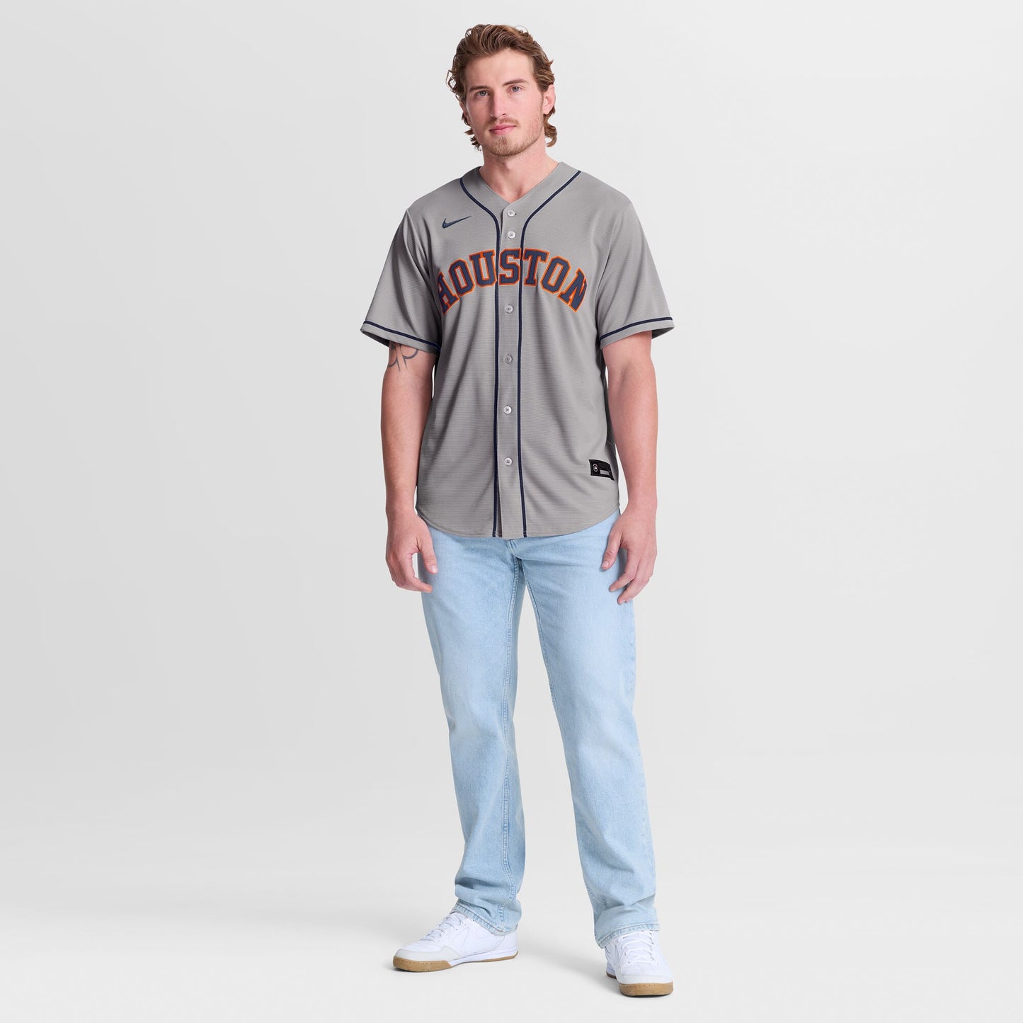 Jose Altuve Houston Astros Nike Road Replica Jersey - Gray