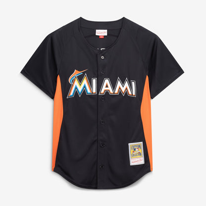 Jose Fernandez Miami Marlins Mitchell &amp;amp; Ness Authentic Batting Practice Jersey - Black