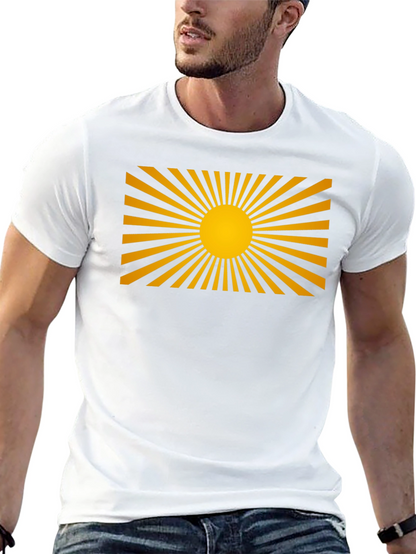 Rising Sun Graphic Black T-Shirt