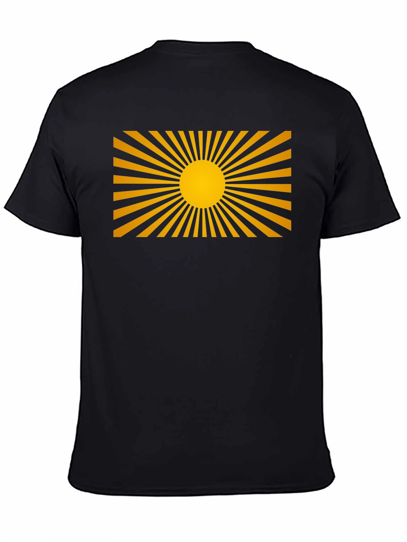 Rising Sun Graphic Black T-Shirt