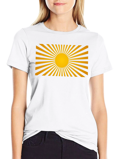 Rising Sun Graphic Black T-Shirt