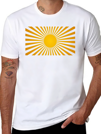 Rising Sun Graphic Black T-Shirt